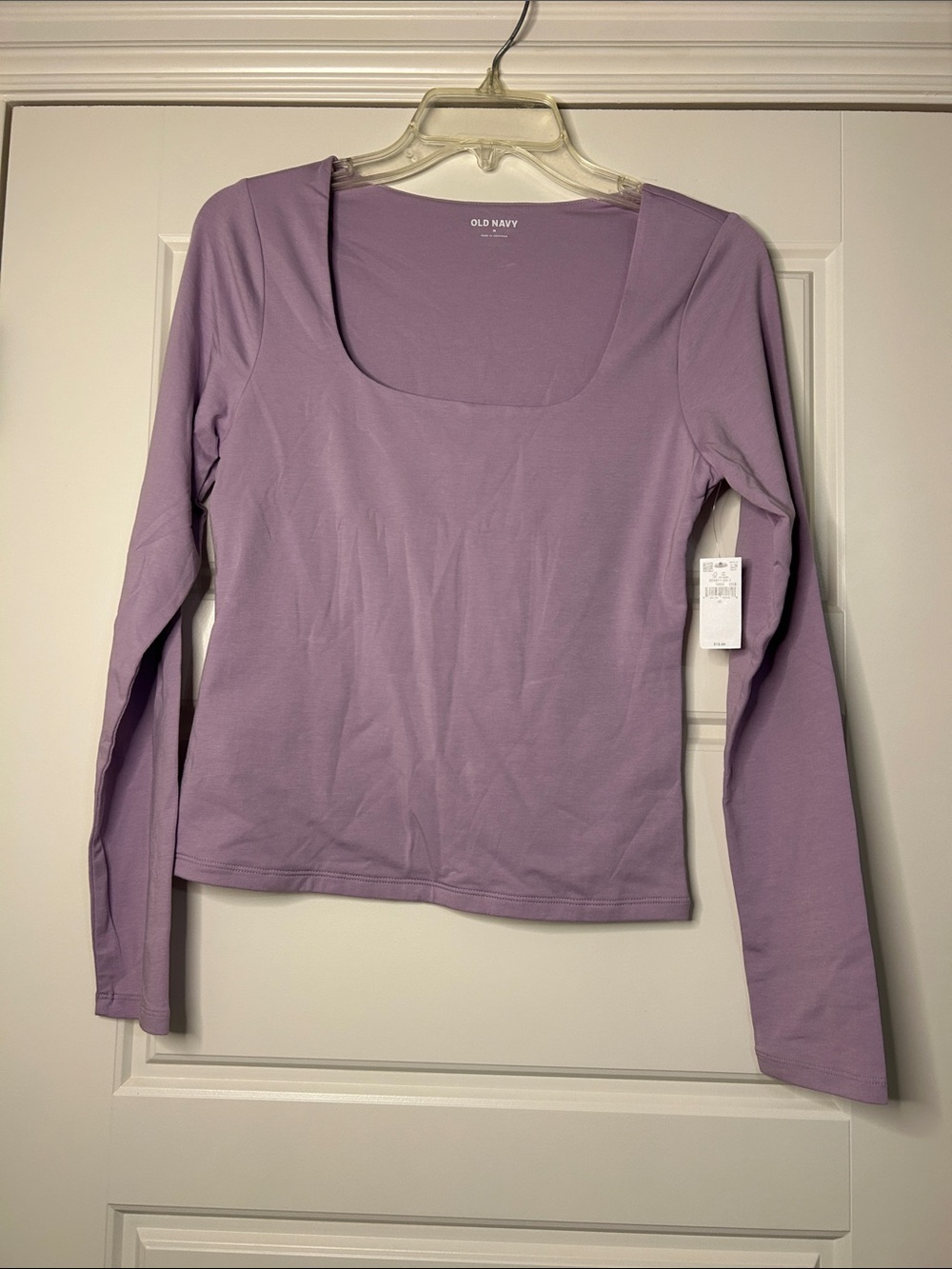 Old Navy Women's Light Purple Long Sleeve Tee
